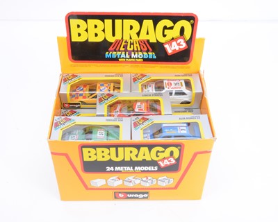 Lot 148 - Bburago 1/43 Diecast Metal Model Shop Counter Trade Box