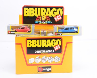 Lot 148 - Bburago 1/43 Diecast Metal Model Shop Counter Trade Box