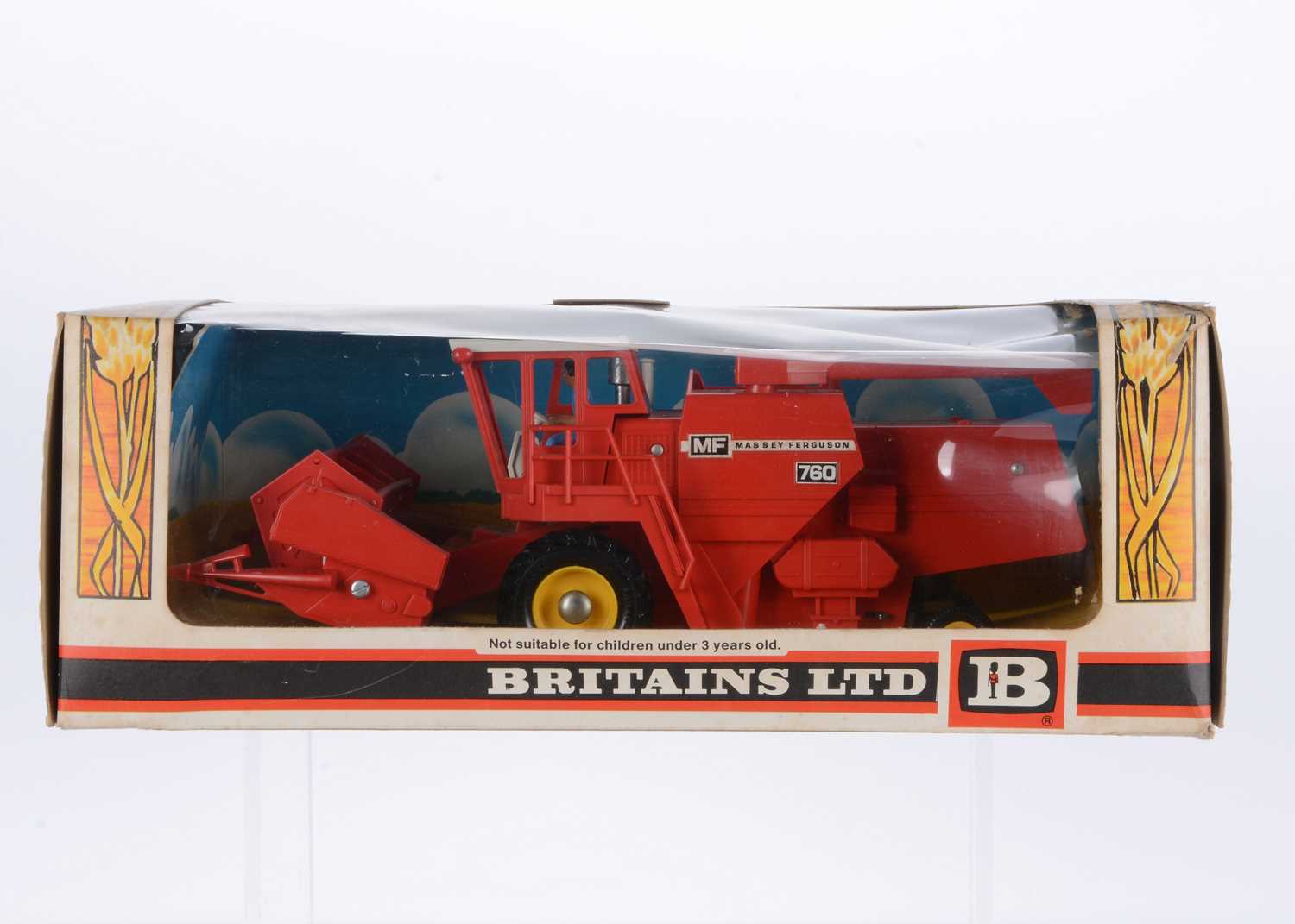 Lot 152 - A Britains No.9570 Massey Ferguson Combine Harvester