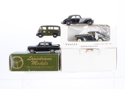 Lot 170 - 1:43 Scale White Metal Models