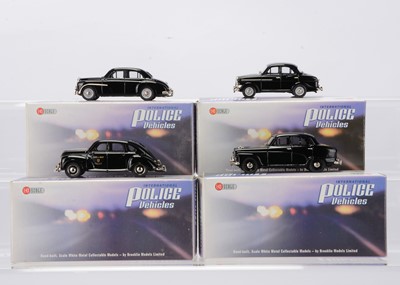 Lot 173 - Brooklin 1:43 Scale White Metal International Police Vehicles