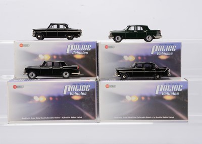 Lot 175 - Brooklin 1:43 Scale White Metal International Police Vehicles