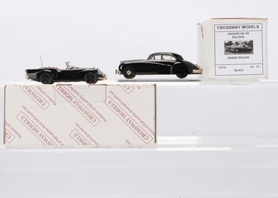 Lot 180 - Crossway Models 1:43 Scale White Metal Police Vehicles