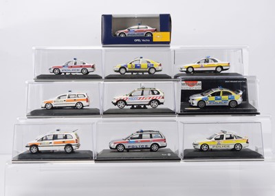 Lot 191 - 1:43 Scale Code 3 Police Vehicles