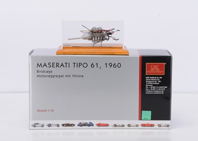 Lot 195 - A CMC 1:18 Scale Maserati Tipo 61 1960 Birdcage Engine