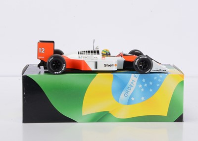 Lot 199 - Ayrton Senna Racing Car Collection 1:18 Scale McLaren MP 4/4