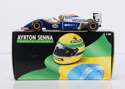 Lot 202 - Ayrton Senna Racing Car Collection 1:18 Scale Williams FW16 1994