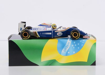 Lot 202 - Ayrton Senna Racing Car Collection 1:18 Scale Williams FW16 1994