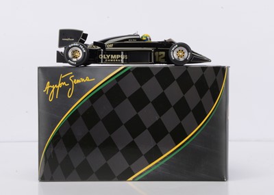 Lot 203 - Premium X Models 1:18 Scale Lotus Renault 97T GP Portugal 1985 (Ayrton Senna)