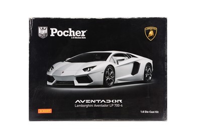 Lot 207 - A Pocher Hornby 1:8 Scale Model Kit - Lamborghini Aventador LP 700-4