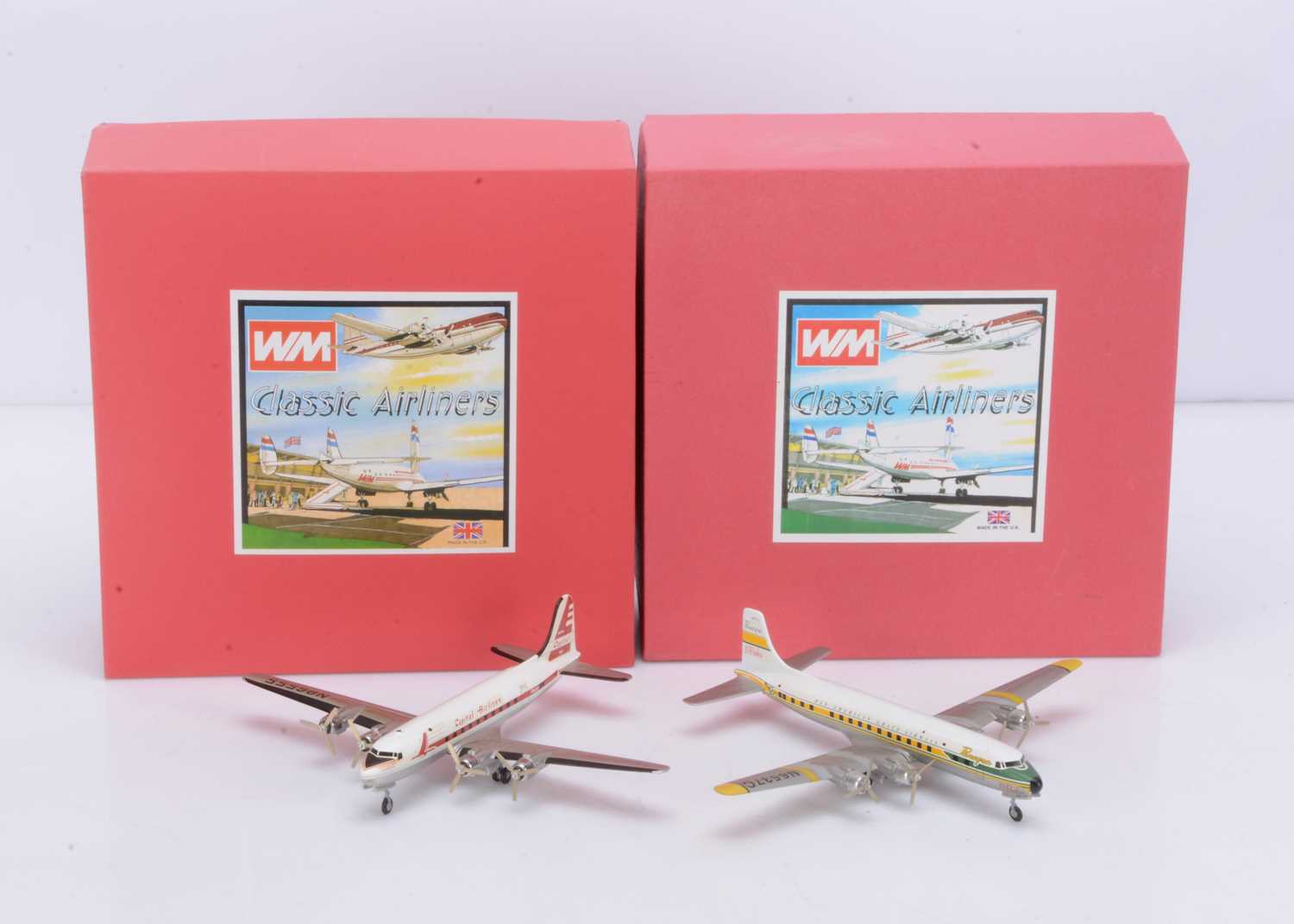 Lot 213 - Western Models UK 1:200 Scale Classic Airliners