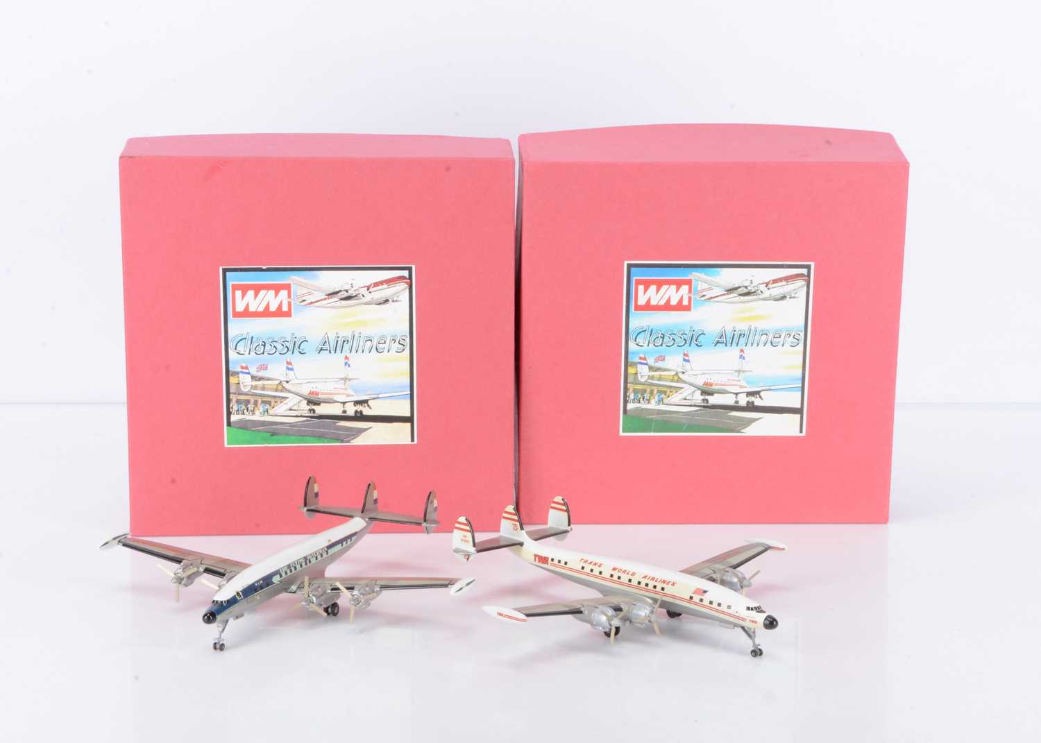 Lot 227 - Western Models UK 1:200 Scale Classic Airliners