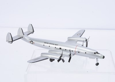 Lot 253 - A Dinky Toys Code 3 1:200 Scale Lockheed Constellation by John Alcott