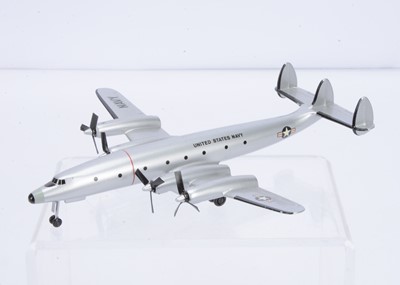 Lot 253 - A Dinky Toys Code 3 1:200 Scale Lockheed Constellation by John Alcott
