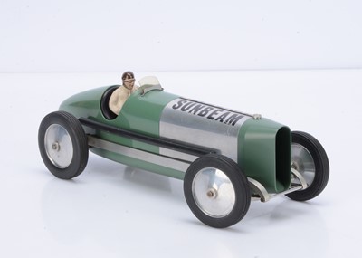 Lot 300 - An unpowered model Sunbeam Racing Car by unknown maker