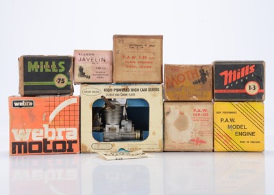 Lot 306 - A varied assortment of boxed small Diesel and Petrol Engines (9)