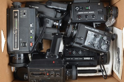 Lot 544 - A Group of 8mm Sound Cine Cameras