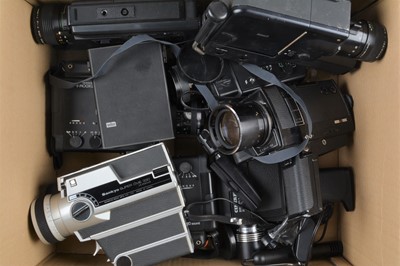 Lot 545 - A Group of 8mm Sound Cine Cameras