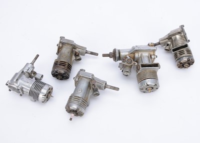 Lot 328 - Five Glowplug Engines by FOX (USA)