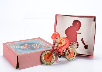 Lot 352 - A Tri-ang Tinplate & Celluloid Gyro Cycle