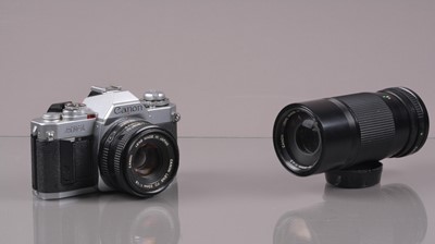 Lot 548 - A Canon AV-1 SLR Camera