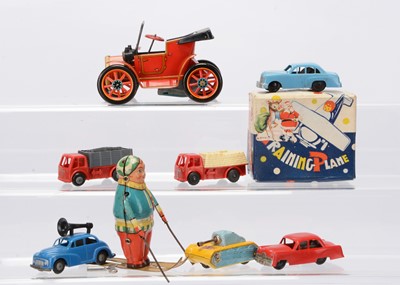 Lot 357 - Tinplate & Plastic Toys