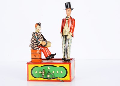 Lot 360 - A Scarce Lehmann 'Lo & Li' Tinplate Clockwork Toy EPL 769