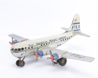 Lot 365 - A Gama (West Germany) Tinplate Friction Drive Strato Clipper Airliner No.1000