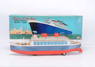 Lot 370 - A Masudaya Modern Toys (Japan) Tinplate Battery-Operated Queen Of The Sea