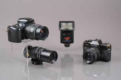 Lot 550 - Two SLR Cameras
