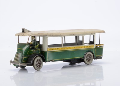 Lot 383 - A Fine tinplate Paris Renault Bus by Rossignol