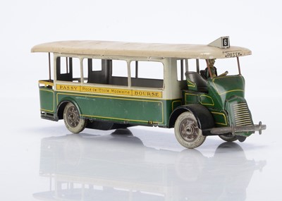 Lot 383 - A Fine tinplate Paris Renault Bus by Rossignol