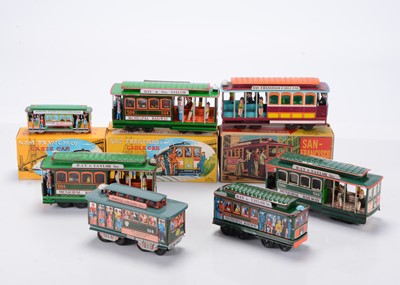 Lot 391 - Tinplate Friction Drive San Francisco Cable Cars