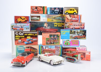 Lot 393 - Chinese Tinplate Toy Vehicles