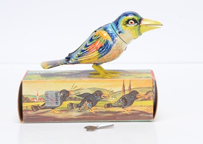 Lot 413 - A Köhler (West Germany) Tinplate Clockwork Crow
