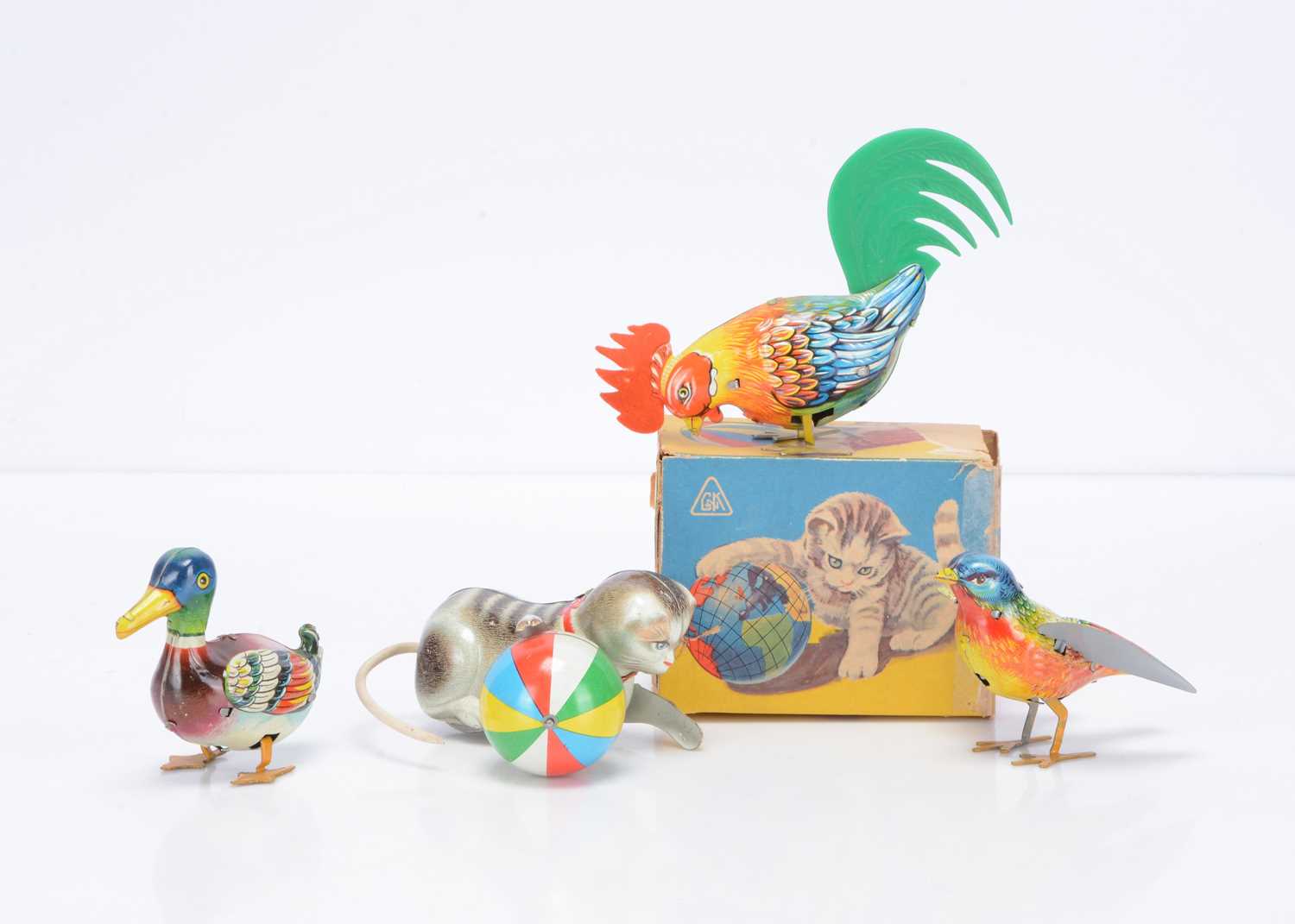 Lot 416 - Köhler (West Germany) Tinplate Clockwork Animals