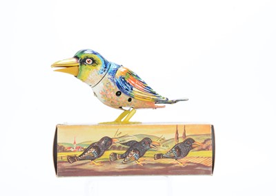 Lot 417 - A Köhler (West Germany) Tinplate Clockwork Crow