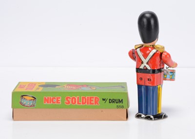 Lot 428 - A Fuji Press (Japan) Tinplate Clockwork Nice Soldier With Drum