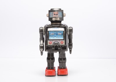 Lot 447 - A Horikawa (Japan) Tinplate & Plastic Battery-Operated Space Explorer Robot