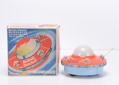 Lot 452 - A Hong Kong Plastic Battery-Operated Moon Ranger Mercury Mark IV Flying Saucer