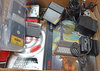 Lot 484 - Sinclair ZX81 & ZX Spectrum Home Computers & Games