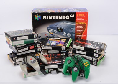 Lot 489 - Nintendo N64 Games Console & Games