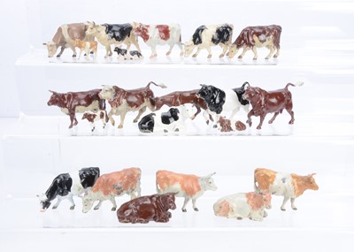 Lot 533 - A lot of Britains lead cows and calves comprising cows lying (11)