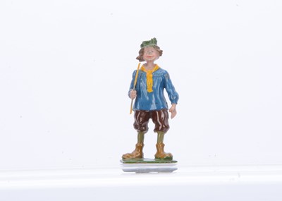 Lot 543 - Britains Village Idiot in rare teal / light blue smock