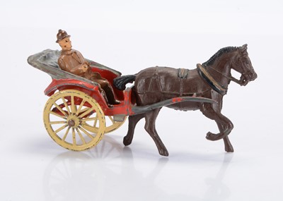 Lot 570 - Taylor & Barrett rare Hansom Trap with driver in bowler hat