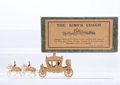 Lot 634 - John Hill rare miniature 1937 King's Coronation Coach only in original box