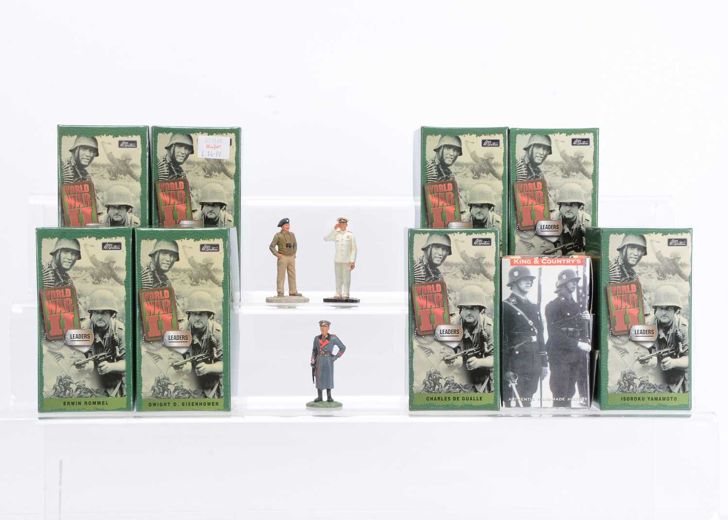 Lot 651 - Britains World War II Leaders series in individual boxes comprising 00283 Patton