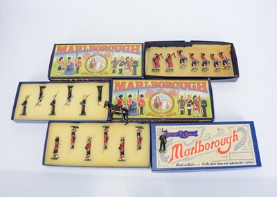 Lot 656 - Marlborough Modelled Miniatures 6pce sets comprising MF3 Royal Marines 1923