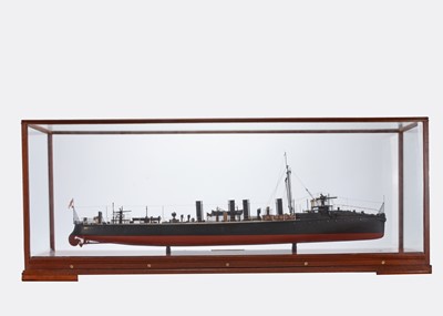 Lot 669 - A Professionally made model of HMS 'Hornet' (1893) Havock Class Torpedo Boat Destroyer