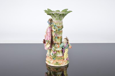 Lot 3 - A late Regency Staffordshire porcelain centrepiece stand